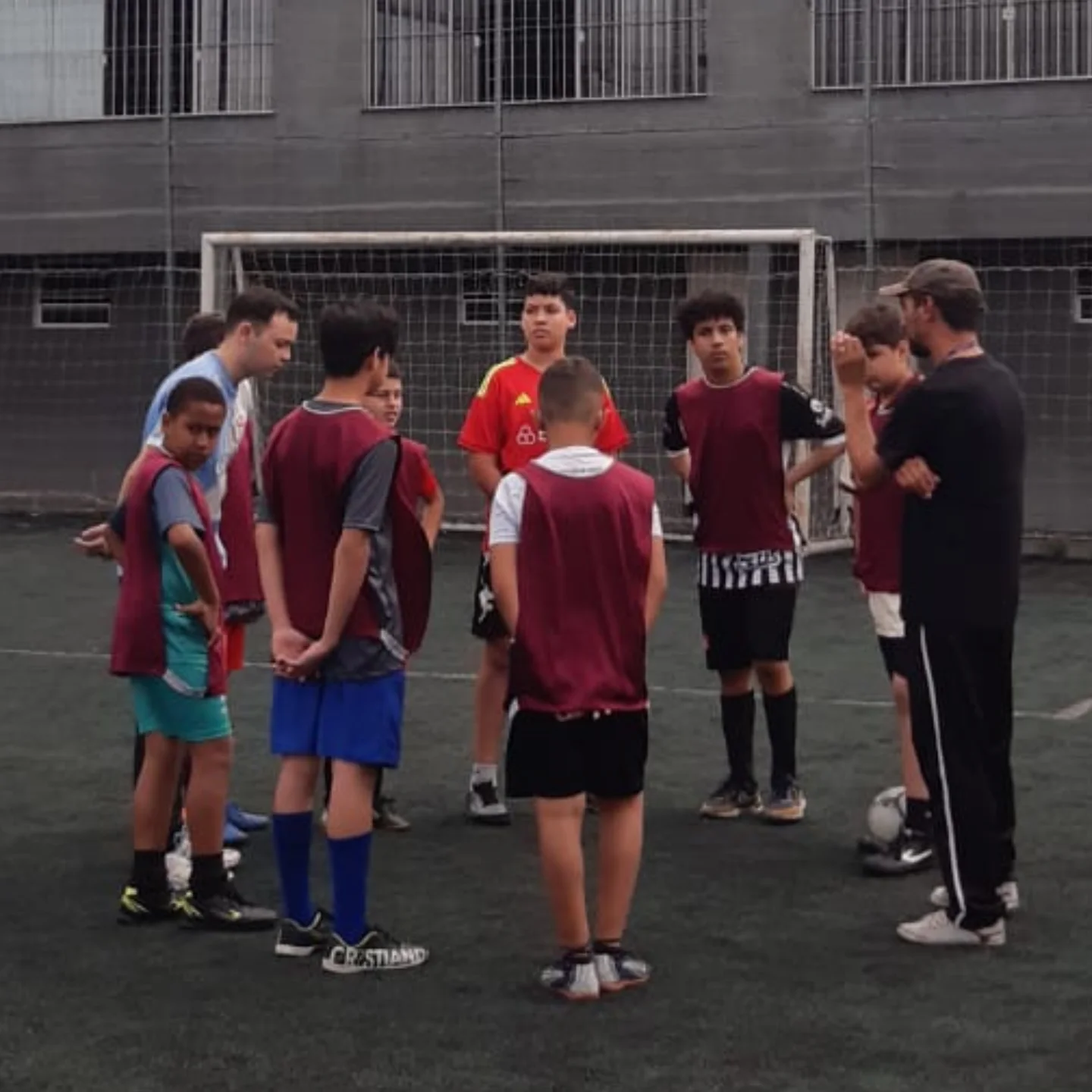 Atividade esportiva do Projeto Imperadores